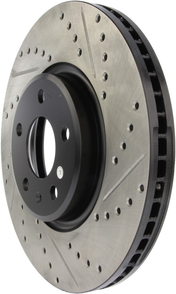 StopTech Sport slotted & drilled front rotor 320x30mm, Left