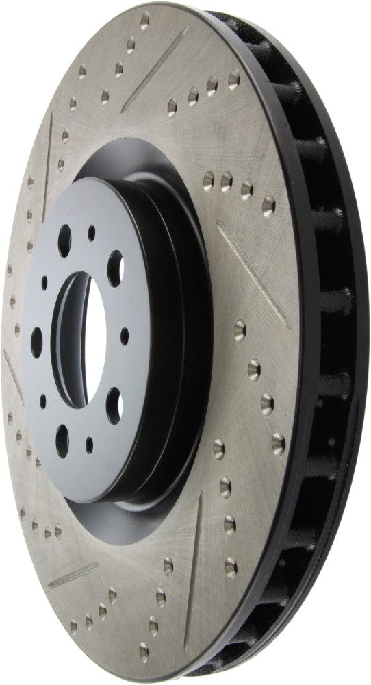 StopTech Sport slotted & drilled front rotor 330x32mm, Right