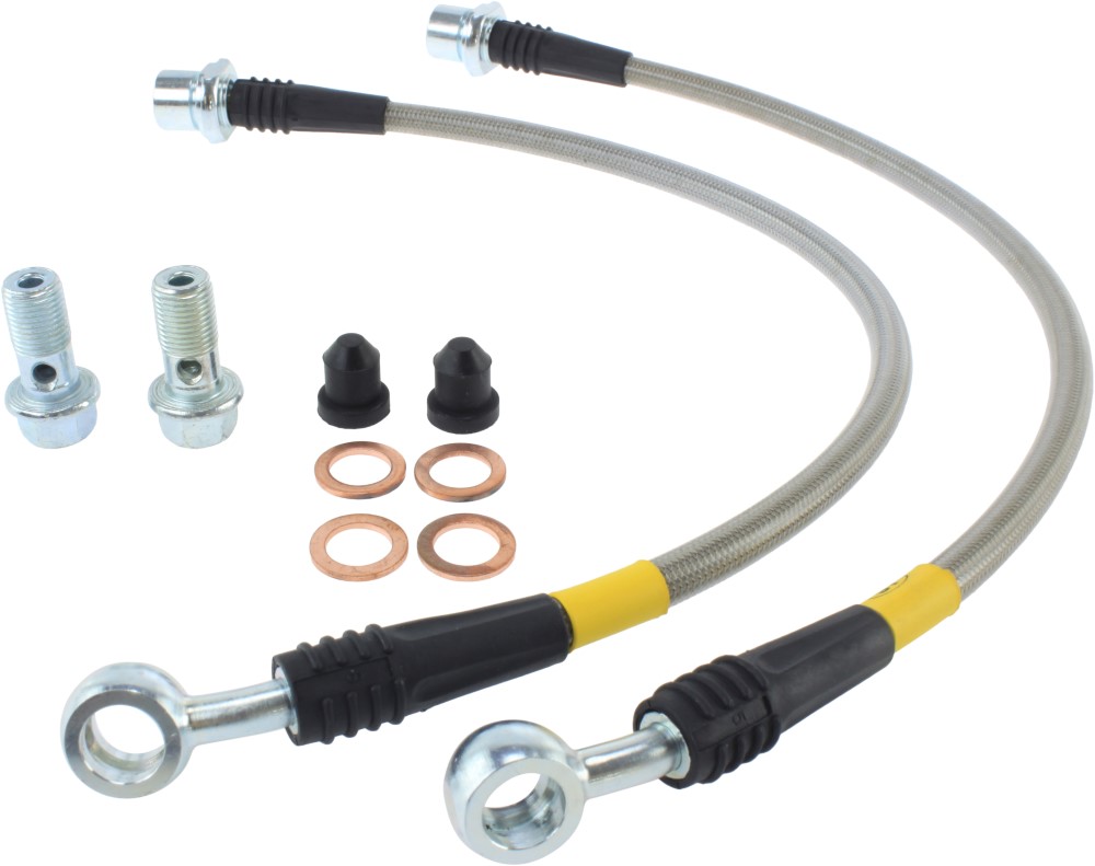 Stainless lines - Rear (Also fits StopTech BBK 83-523-004G, 83-524-004G) UNAVAILABLE
