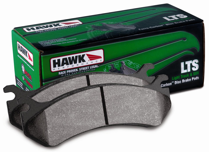 Hawk LTS brake pads - Brembo 6-piston monobloc caliper (wide annulus - 57mm) BACKORDERED