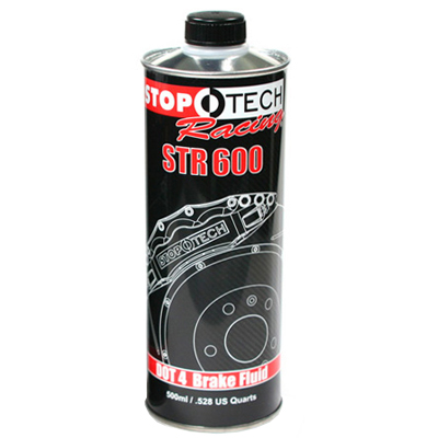 StopTech Racing STR600 brake fluid - 594 F dry, 404 F wet boiling point (1/2 liter)
