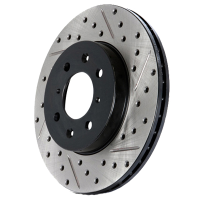 StopTech Sport slotted & drilled front rotor 300x24mm, Right