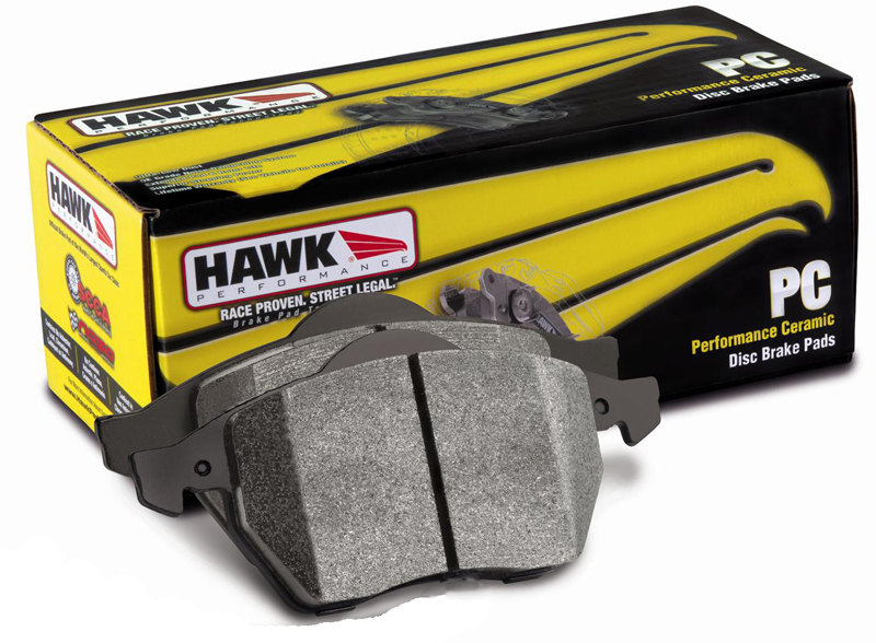 Hawk Performance Ceramic brake pads - rear (D592/D1053) [1 box required] 14.5mm thick