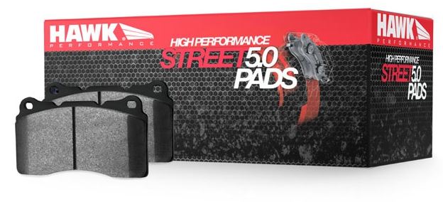 Hawk HPS 5.0 brake pads - rear (D592/D1053) [1 box required] 14.5mm thick