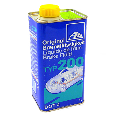 ATE TYP 200 brake fluid -  536 F dry, 388 F wet boiling point (1 liter)